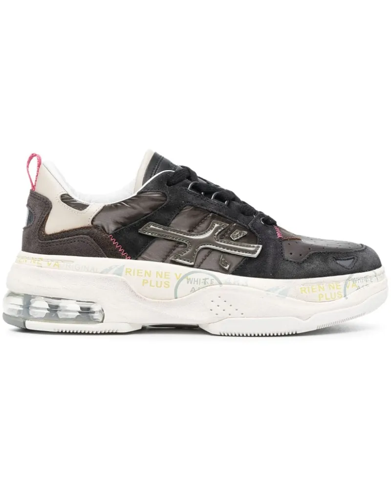 Premiata Draked Sneakers mit Logo-Patch - Braun Braun