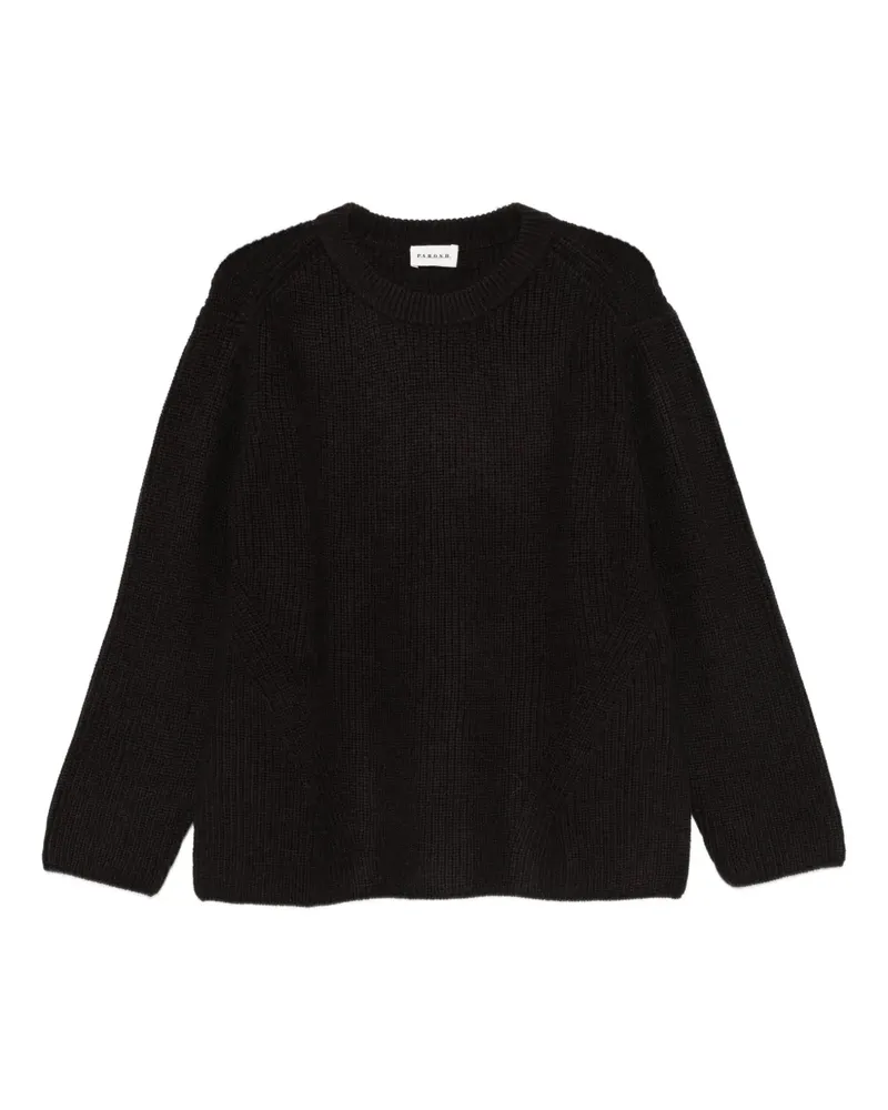 P.A.R.O.S.H. P.A.R.O H. Pullover mit Rundhalsausschnitt - Braun Braun