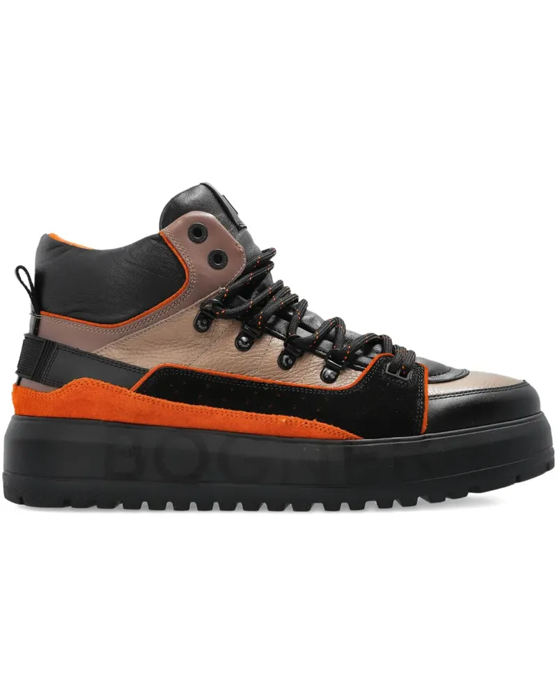 Bogner lace-up high-top platform sneakers - Schwarz Schwarz