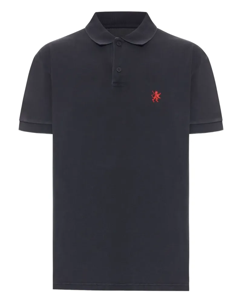 Balenciaga piqué-weave polo shirt - Schwarz Schwarz