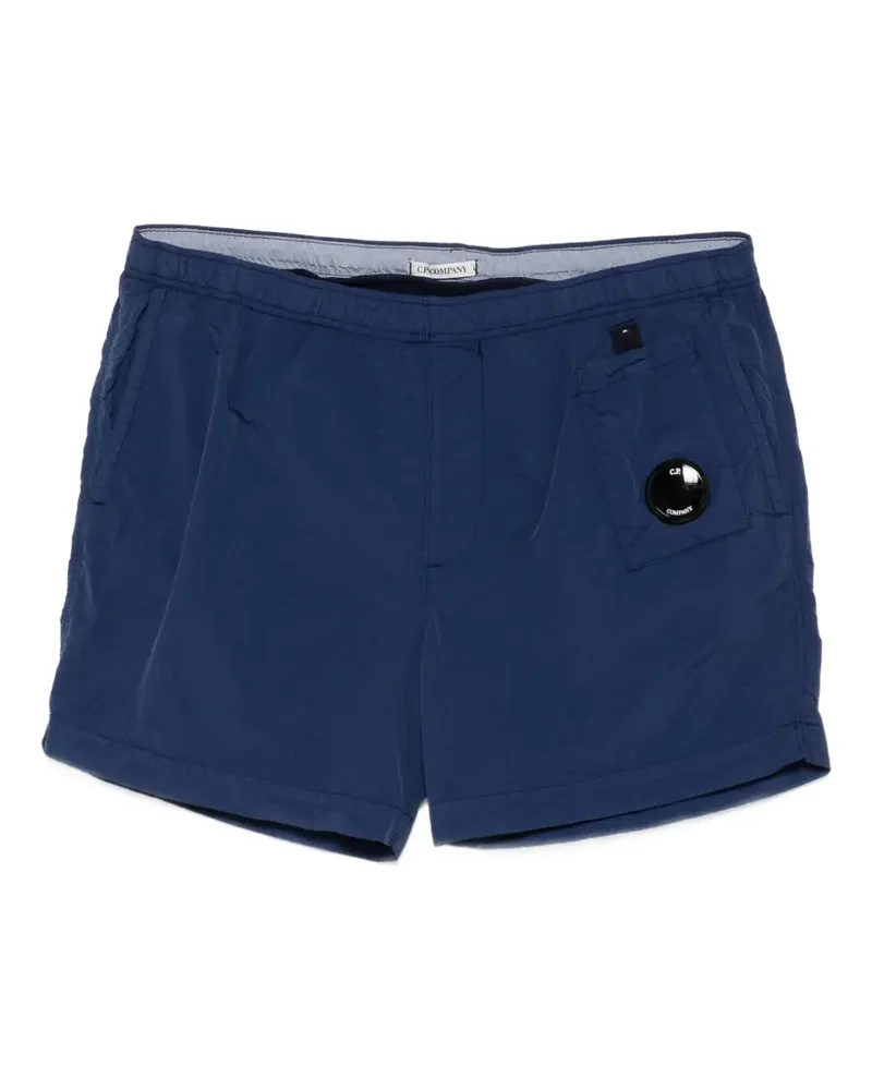 C.P. Company elastic-waistband swim shirts - Blau Blau