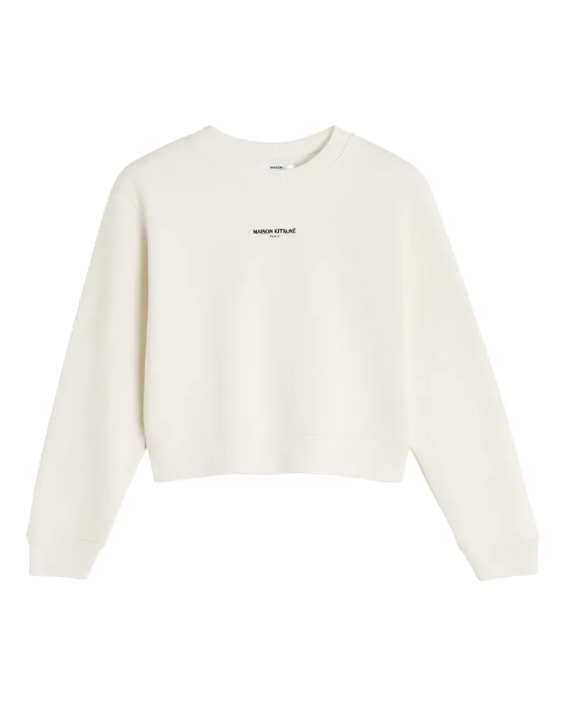 Kitsuné Sweatshirt mit Logo-Print - Nude Nude