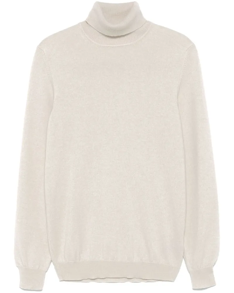 Fedeli Klassischer Kaschmirpullover - Nude Nude
