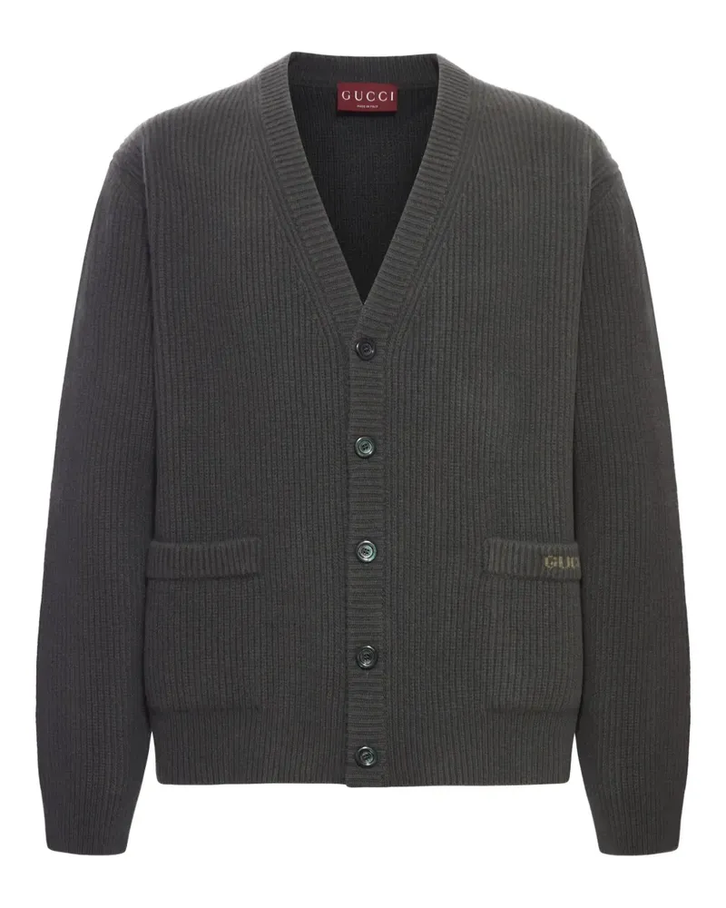 Gucci Geknöpfter Cardigan mit aufgesetzten Taschen - Grün Grün