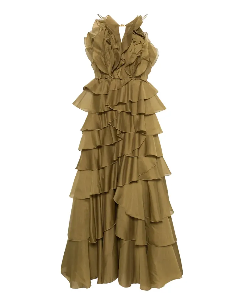 Aje. Cleo gown dress - Grün Grün