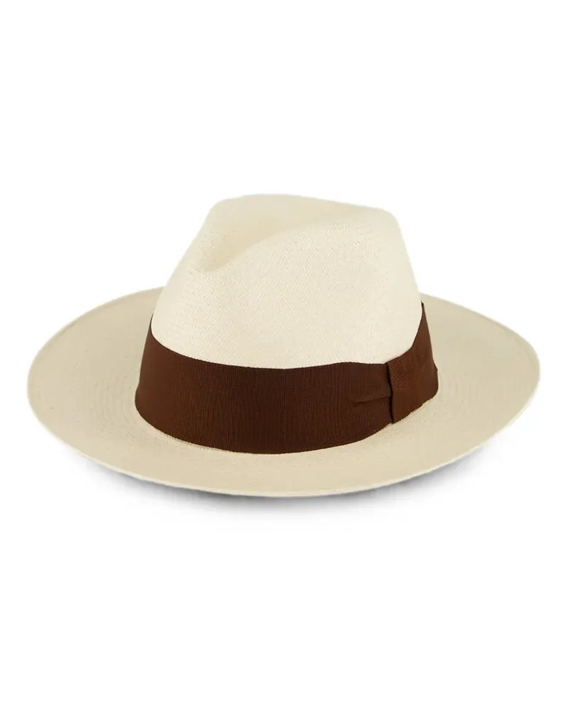 Frescobol Carioca Rafael Panama straw hat - Nude Nude