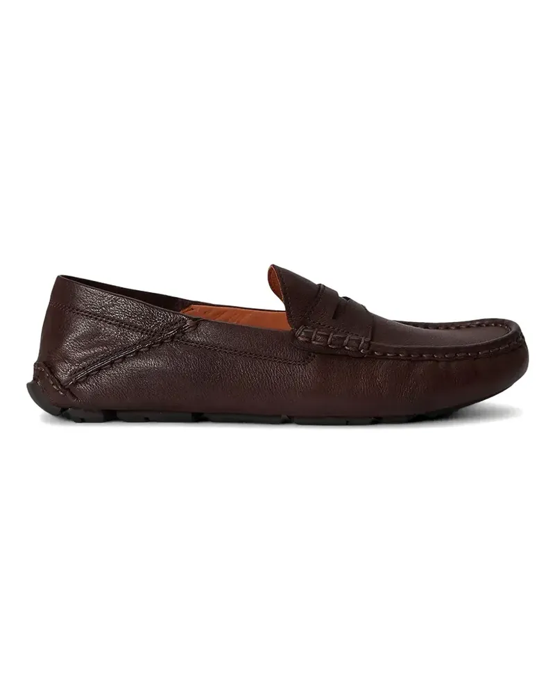 Ralph Lauren Anders leather penny loafers - Braun Braun