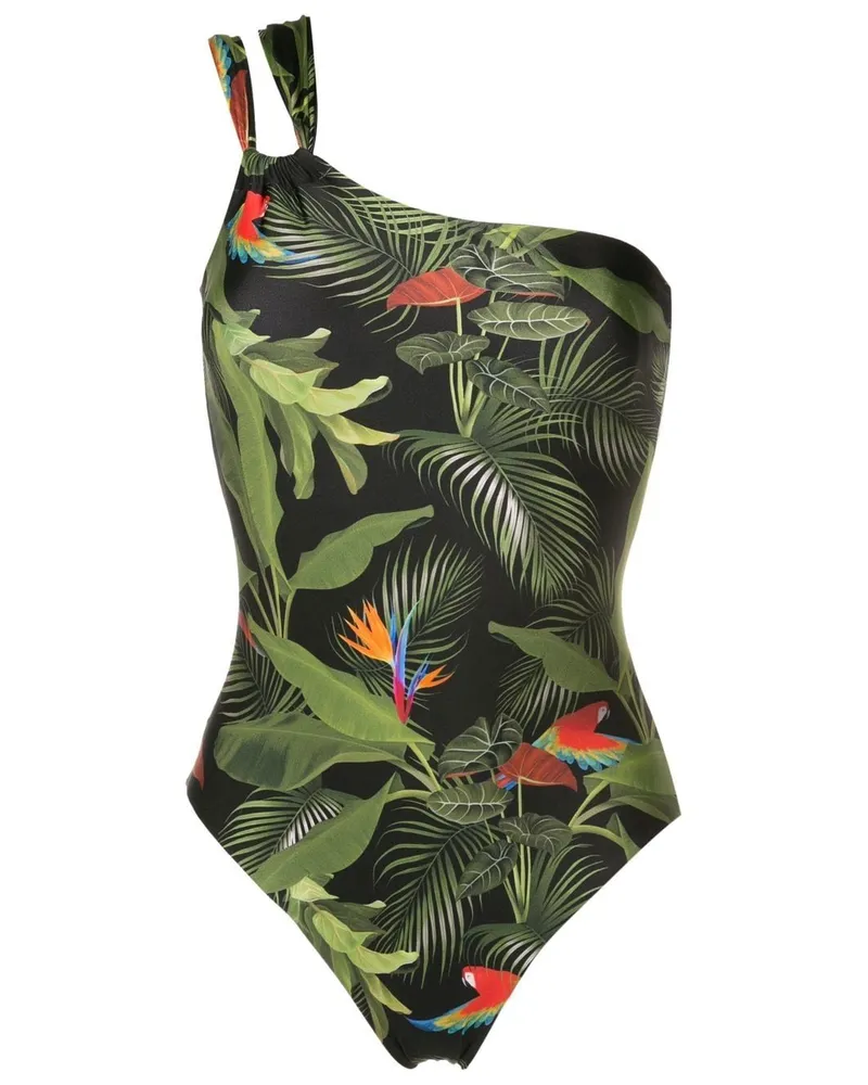 Lygia & Nanny Maillot Miusha Badeanzug mit botanischem Print - Grün Grün
