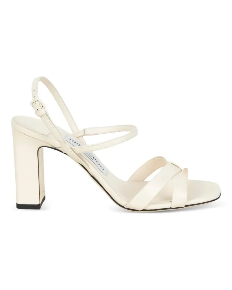 Jimmy Choo Elsy Sandalen mit Blockabsatz - Nude Nude