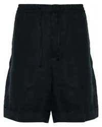 Canali Bermudas aus Leinen Blau