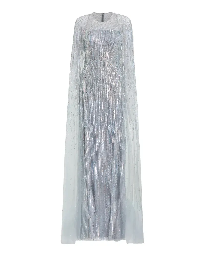 Jenny Packham Cosmic Dust dress - Silber Silber