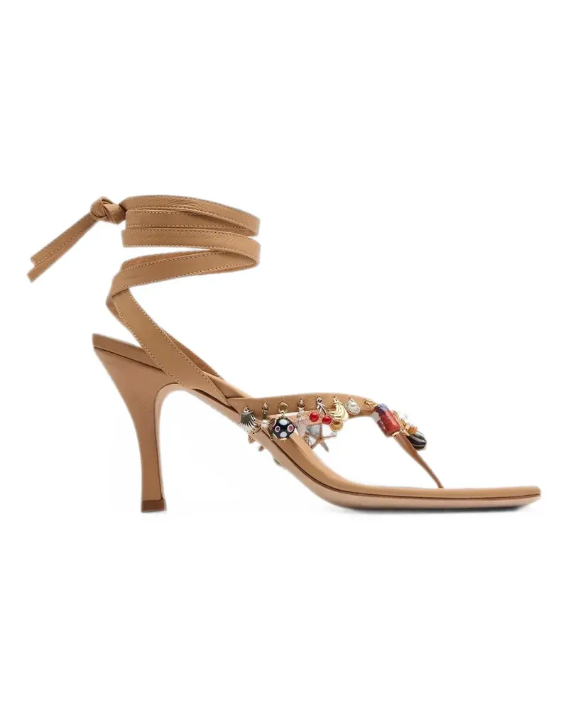 Christopher Esber Memento Sandalen mit Anhänger - Braun Braun