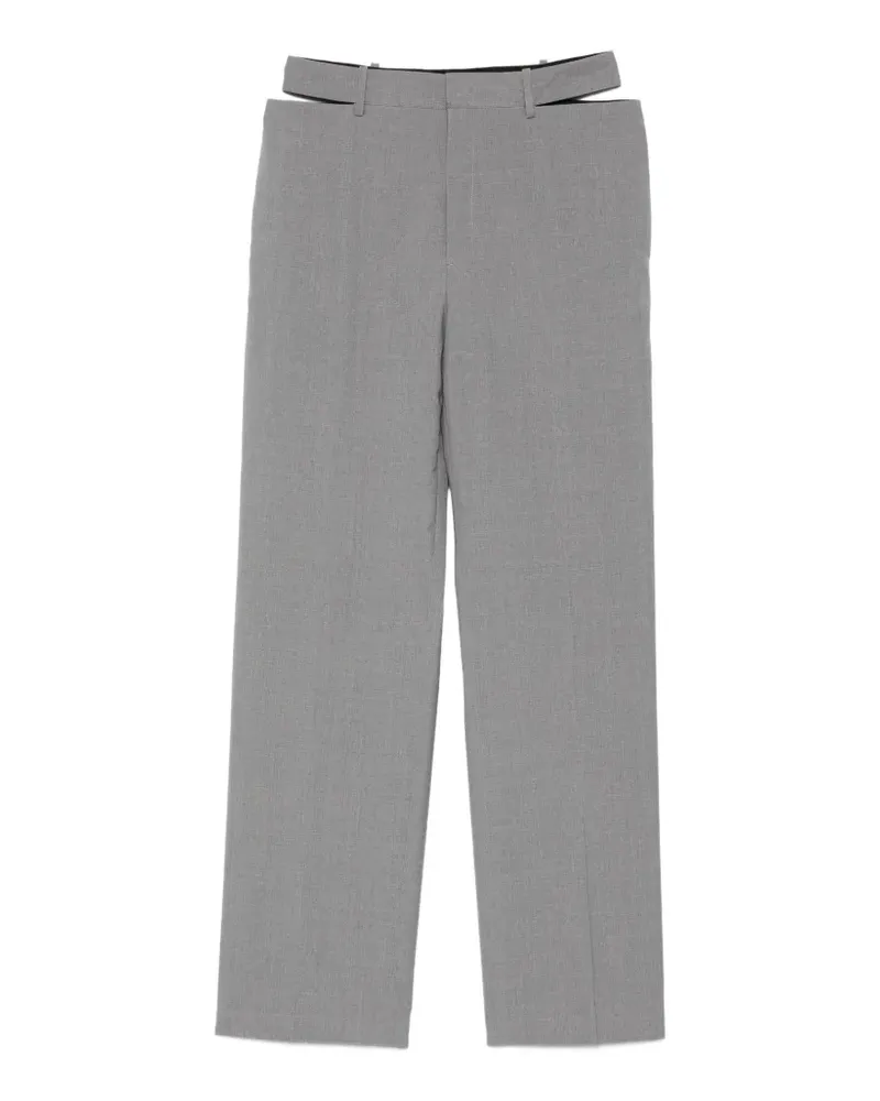 Jil Sander cut-out trousers - Grau Grau