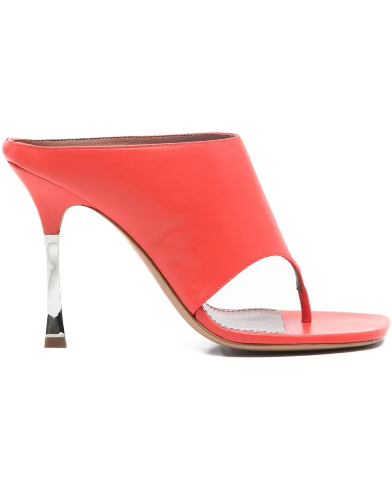 Paris Texas Lorena Sandalen mit Zehensteg - Rot Rot