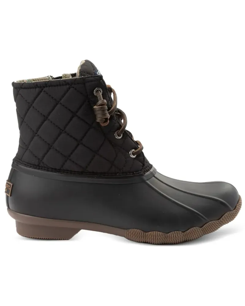 Sperry Top Sider Saltwater "Black" Stiefel - Schwarz Schwarz