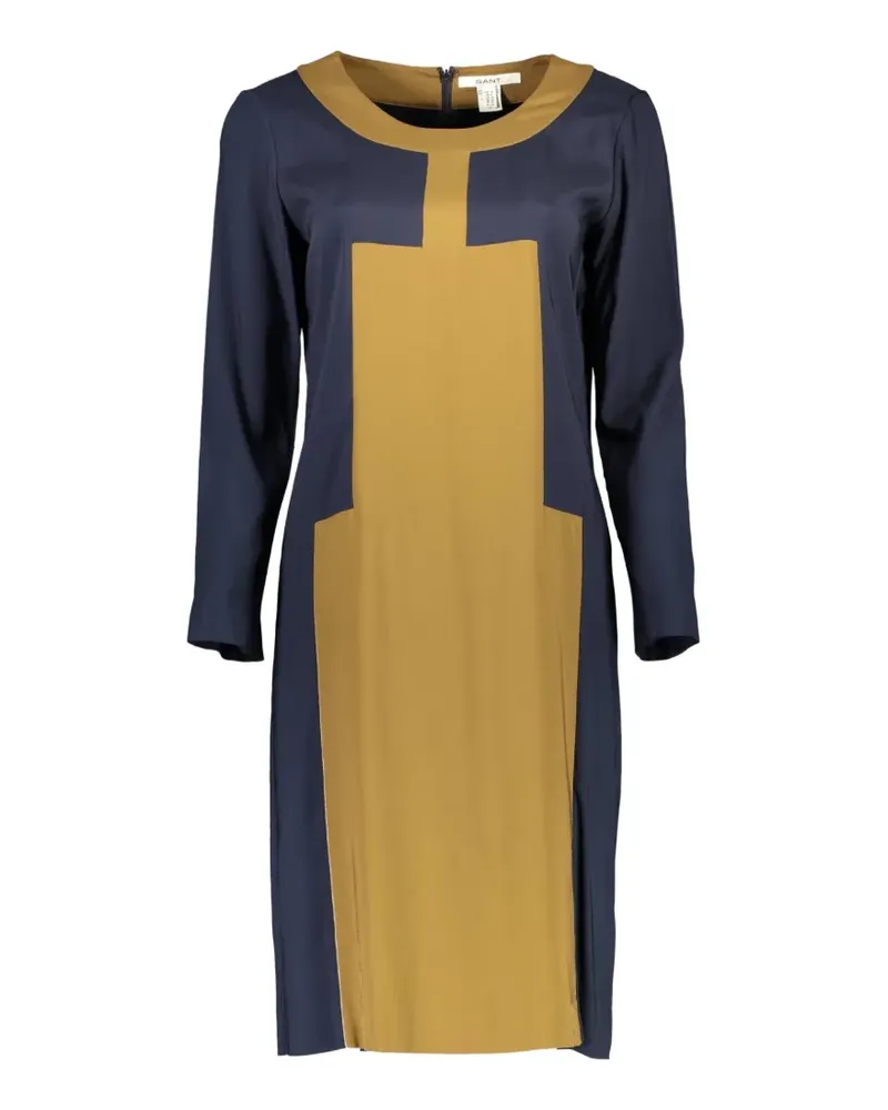Gant color-block long-sleeve mini dress - Blau Blau