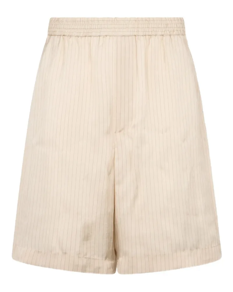 Dsquared2 Nadelstreifen-Shorts mit Stretchbund - Nude Nude