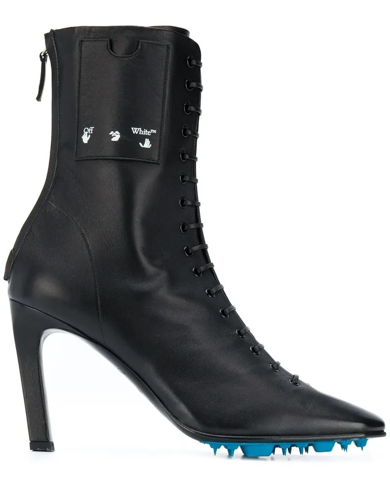 OFF-WHITE Klassische Stiefeletten, 105mm - Schwarz Schwarz