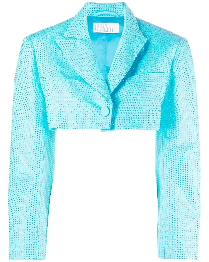 Giuseppe di Morabito Cropped-Jacke mit langen Ärmeln - Blau Blau