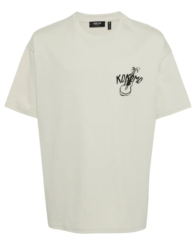 FIVE CM T-Shirt mit grafischem Print - Grün Grün