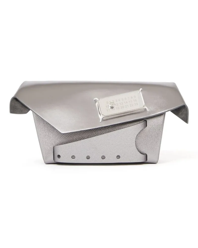 Maison Margiela Kleine Snatched Classique Schultertasche - Grau Grau