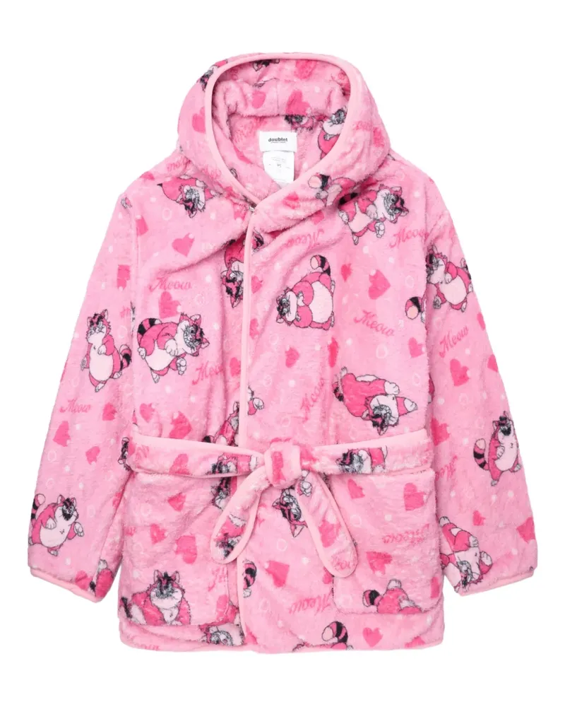 Doublet Bademantel mit Kapuze - Rosa Rosa