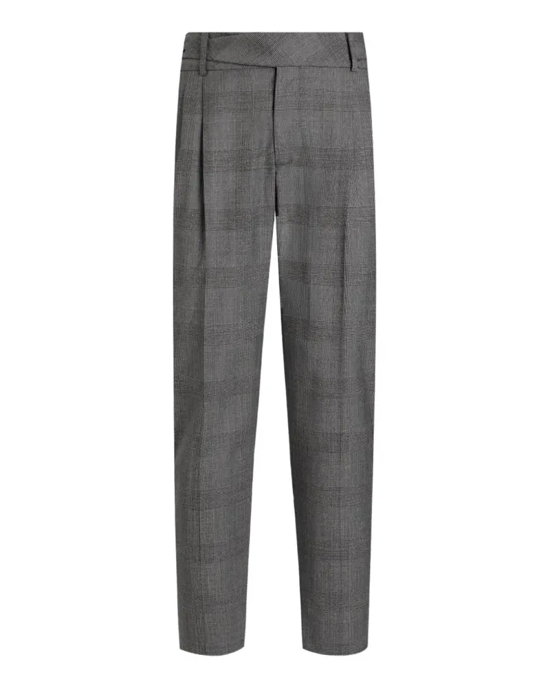 Dolce & Gabbana check tartan trousers - Grau Grau
