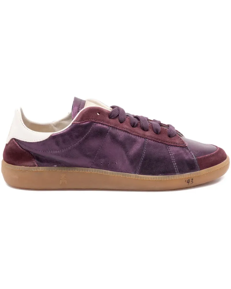 Patrizia Pepe suede sneakers - M296 Shiny Purple M296