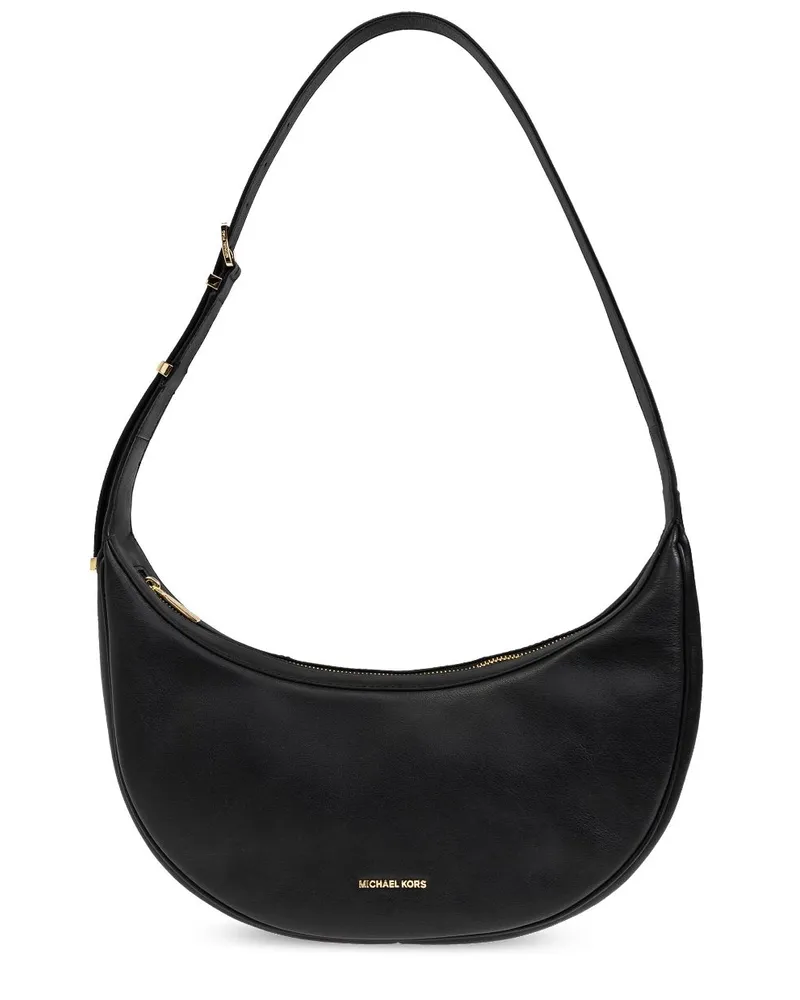 Michael Kors Mittelgroße Avra Schultertasche - Schwarz Schwarz