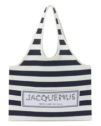 Jacquemus Le Tote Tasche mit Logo-Print Blau