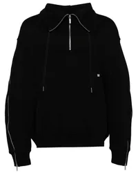 Helmut Lang Sweatshirt mit Koffer Schwarz