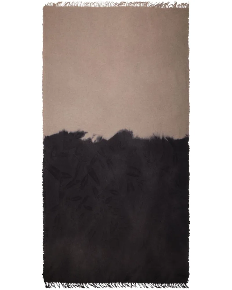 Uma Wang Schal mit Batikmuster - Nude Nude