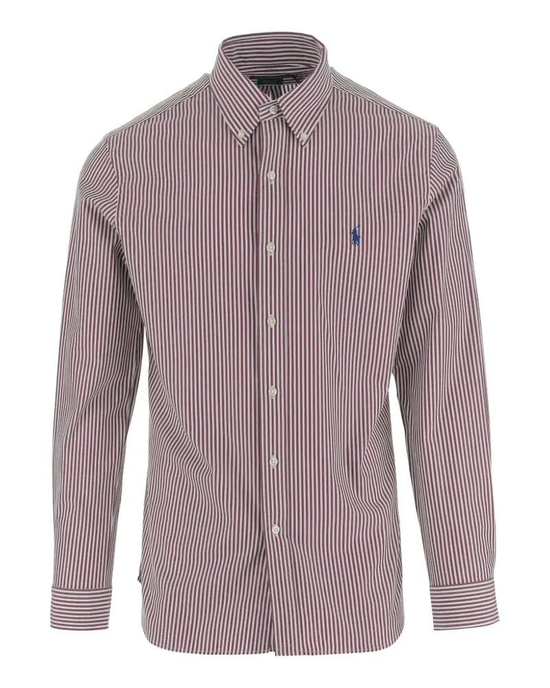Ralph Lauren Gestreiftes Hemd - Rot Rot