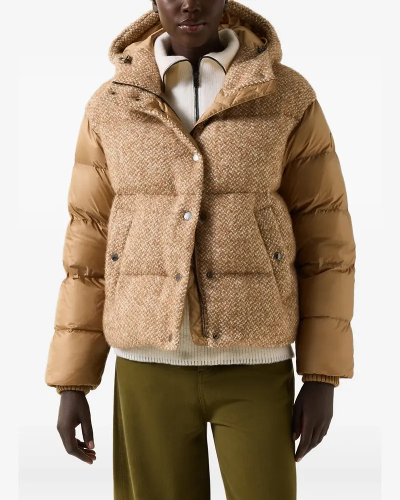 Bogner Cathy Daunenjacke aus Bouclé - Braun Braun