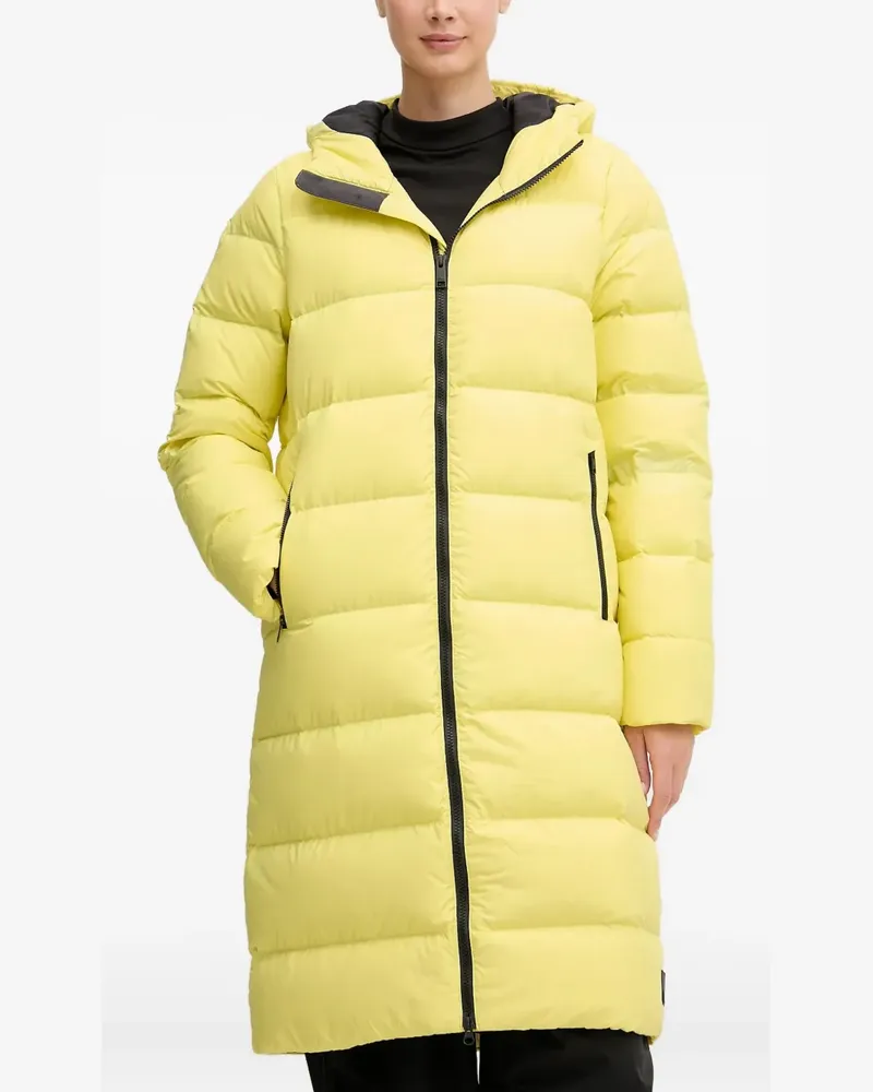 Jack Wolfskin Wattierter Frozen Palace Kapuzenmantel - Gelb Gelb