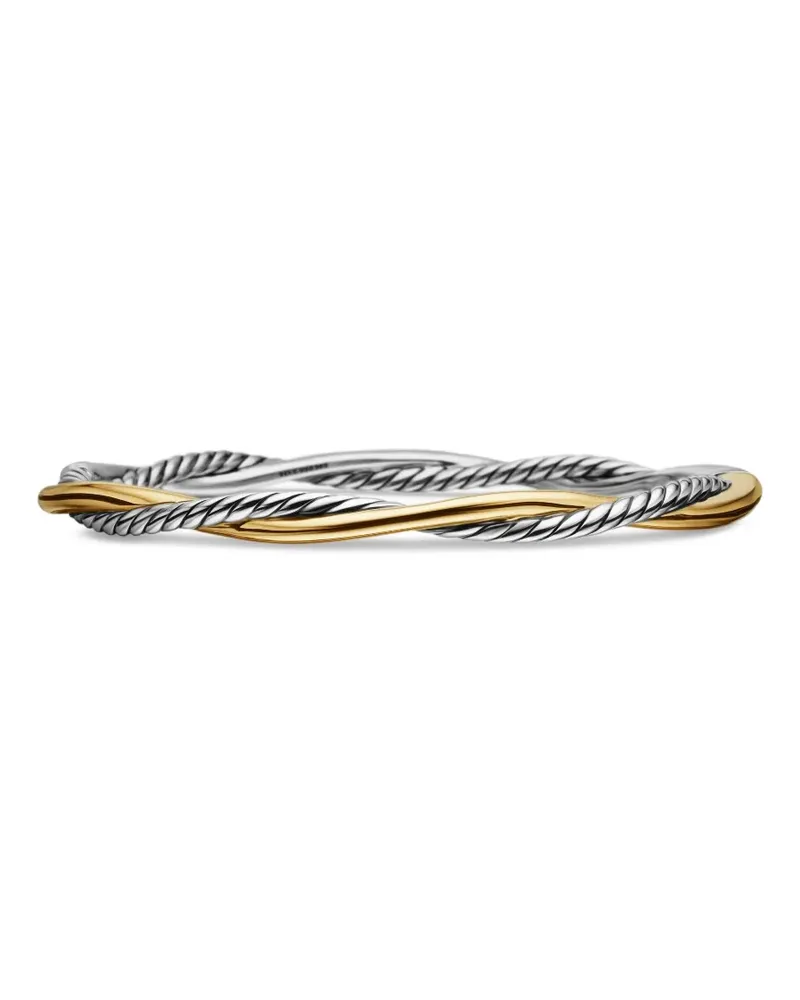 David Yurman Petite Infinity Armband aus 14kt Gelbgold und Sterlingsilber (4,4mm Gold