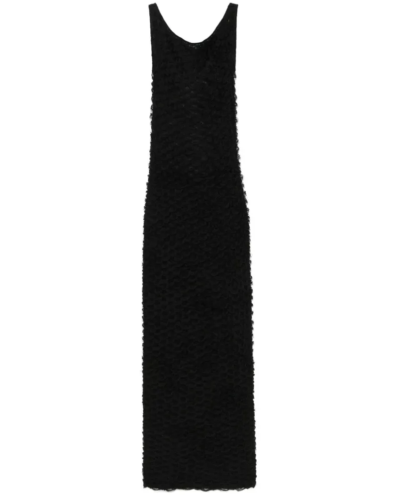 Entire Studios Ringlet Maxikleid - Schwarz Schwarz