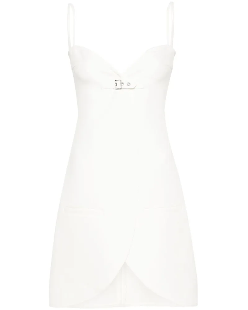 Courrèges Ellipse Minikleid - Weiß Weiß