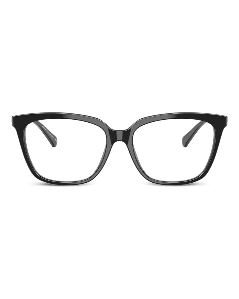 Emporio Armani Klassische Cat-Eye-Brille - Schwarz Schwarz