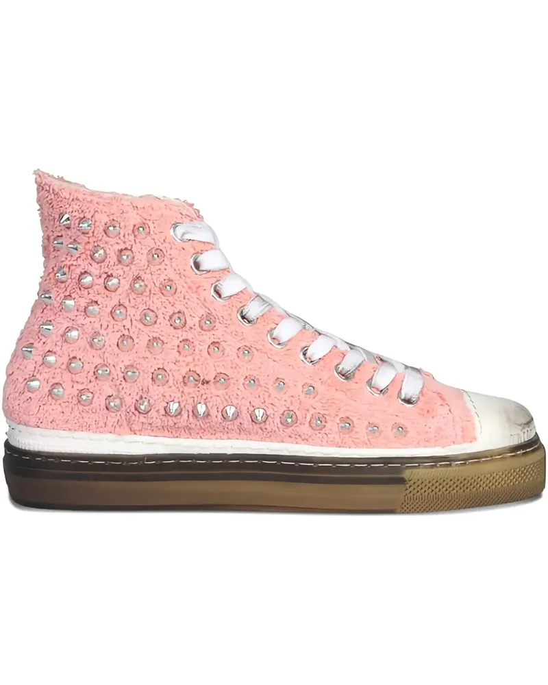 Metal Gienchi Jimmy studded sneakers - Rosa Rosa