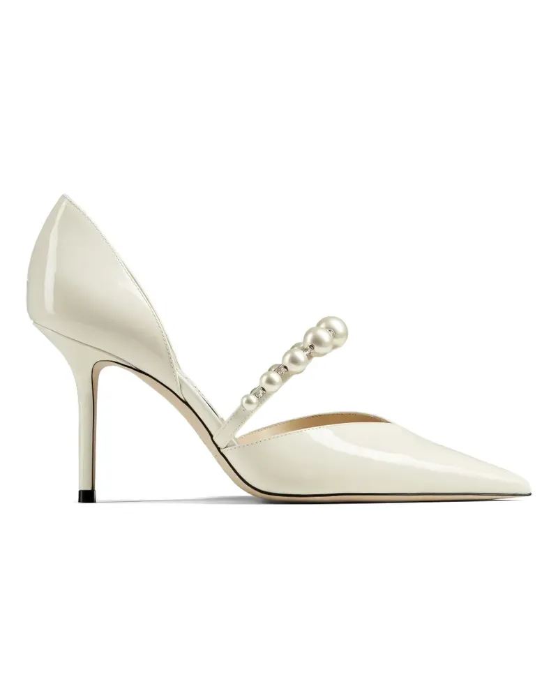 Jimmy Choo Aurelie embellished pumps - Weiß Weiß