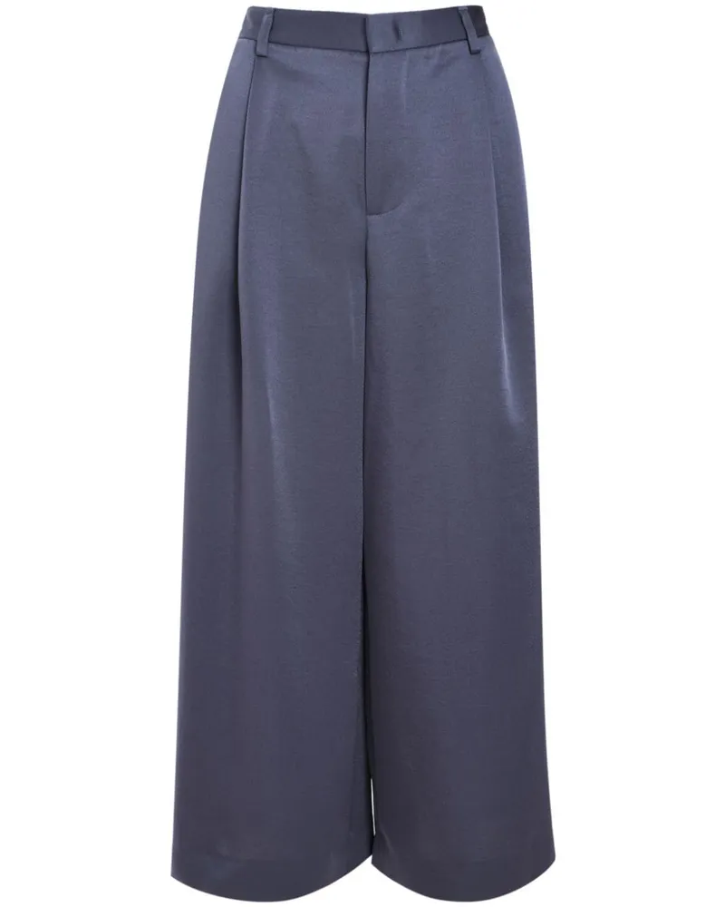 Vince Halbhohe Hose aus Satin - Violett Violett