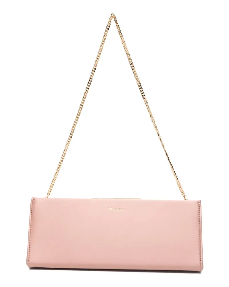 Lola Cruz Écla chain-strap clutch bag - Rosa Rosa