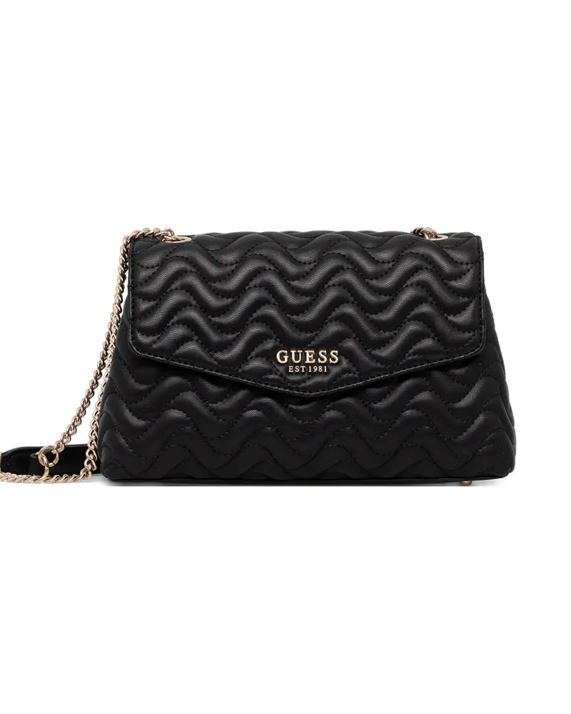 Guess Gesteppte Umhängetasche - Schwarz Schwarz