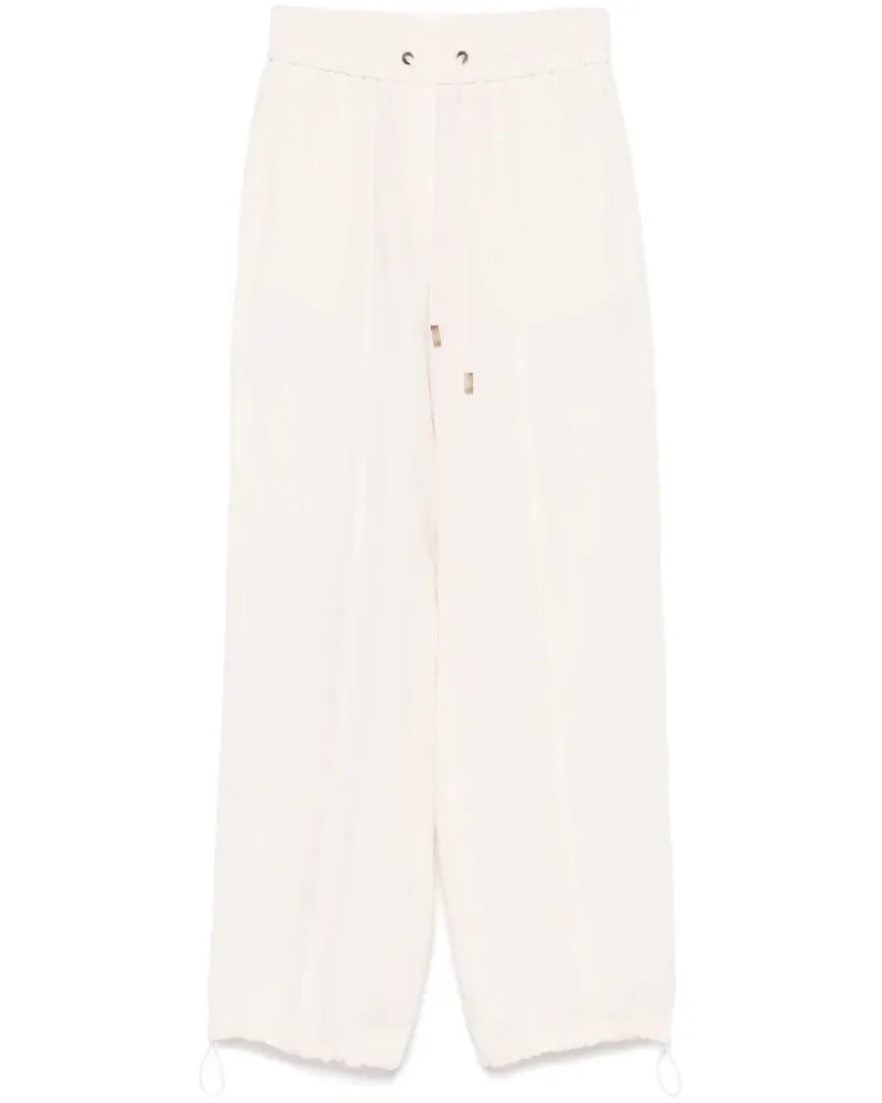 Peserico Leinenhose mit geradem Bein - Nude Nude