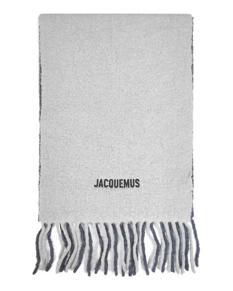 Jacquemus The Moisson Schal - Grau Grau