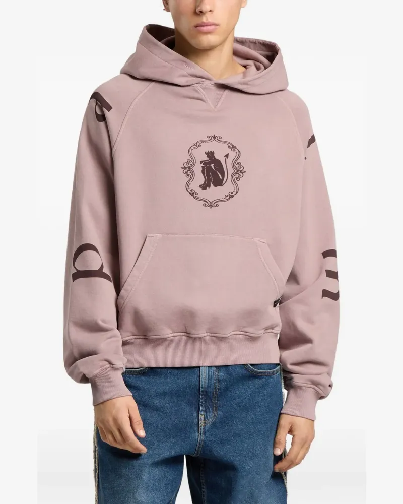 Palm Angels Devil Herald Hoodie - Rosa Rosa