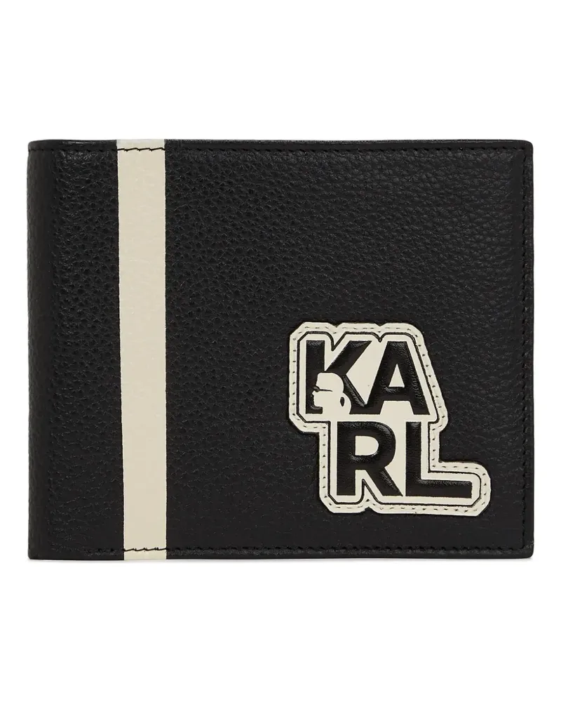 Karl Lagerfeld K/Athleisure Portemonnaie mit Logo-Detail - Schwarz Schwarz