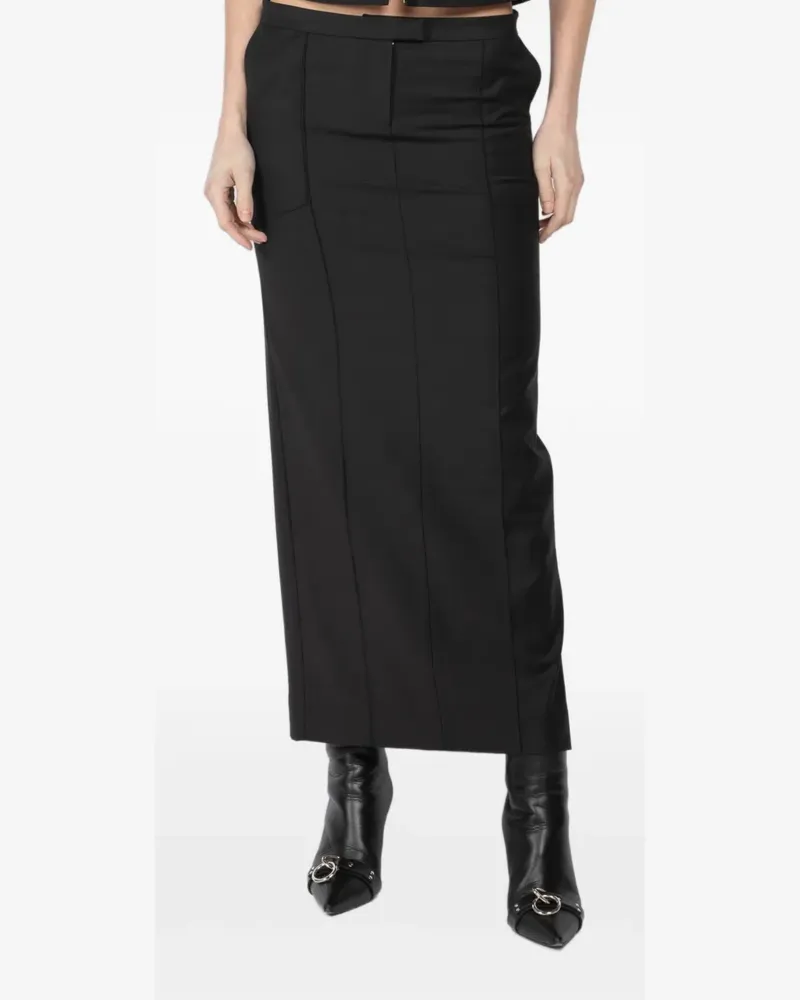Aya Muse panelled maxi skirt - Schwarz Schwarz