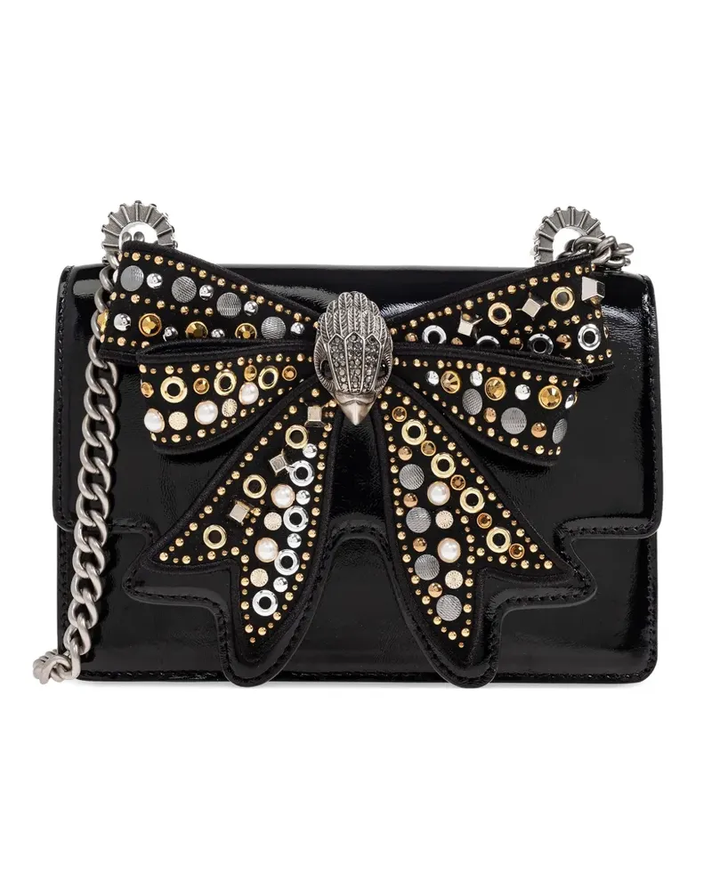 Kurt Geiger Kleine Bow Shoreditch Umhängetasche - Schwarz Schwarz